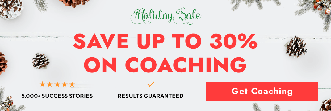 Save 30% on Coaching - Mobile Banner